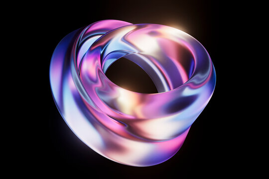 Abstract Glass Loop Design