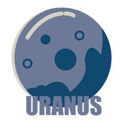 Planet uranus icon