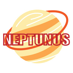 Planet neptunus icon © ahmadbahrul