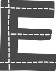 E Letter Road Alphabet Kids