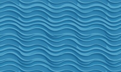 Obraz premium Abstract blue wave pattern background for design, presentations, or digital art.