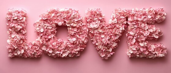 Fototapeta premium Pink petals form 