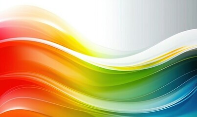 Obraz premium Colorful abstract wave background for design projects.