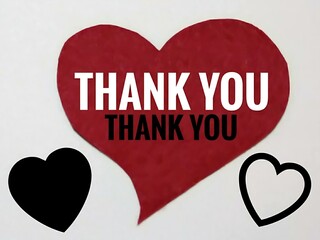 Handmade heart red
