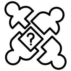 Customer Assessment Symple Concept  Line Icon