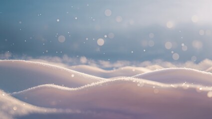 Snow background of mounds of snow