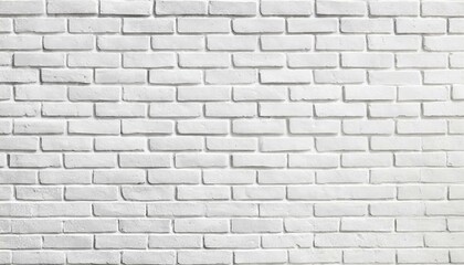 White brick wall pattern as background, banner design