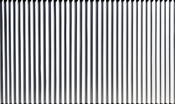 Metal fence with vertical bars gradient background security barrier.