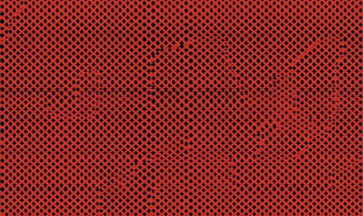 Red textured mesh background for sports, design, or abstract projects.