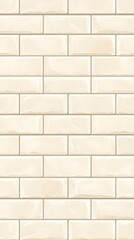 Obraz premium Seamless Pattern of Off-White Rectangular Tiles