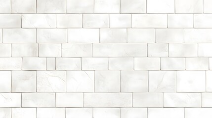 Obraz premium Off-White Rectangular Tile Wall