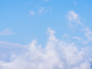 1月の青空と白い雲05