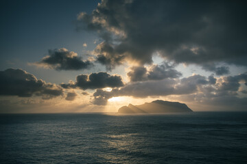 Obraz premium Journey at the end of the world, Faroe Islands