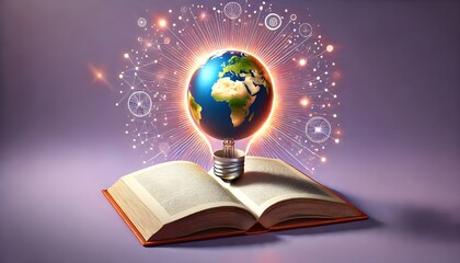 Books and Globes with Enlightening Ideas