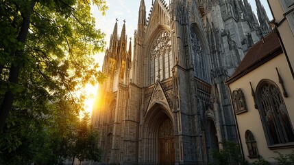 Fototapeta premium Majestic Cathedral Architecture