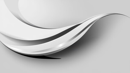 Abstract wave design in monochrome shades, creating a sleek and modern aesthetic.
