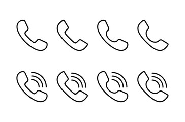 Call icon vector isolated on white background. Phone icon vector. mobile phone. telephone icon