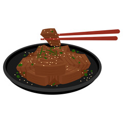 Delicious Galbi Vector Design for Korean Cuisine Lovers