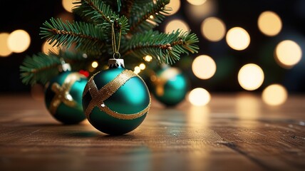 Interior christmas. magic glowing tree fireplace gifts in dark