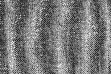 Fototapeta premium Upholstery gray colored jacquard fabric coarse weave texture close up, macro. Textile background, furniture textile material, wallpaper, backdrop. Cloth structure close up, macro