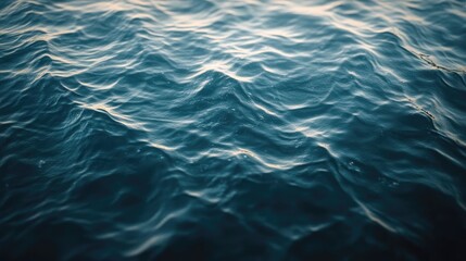 Obraz premium A mesmerizing abstract waveform with oceanic light patterns and reflective ripples, evoking a sense of calm and the beauty of flowing water