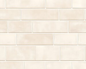 Fototapeta premium Off-White Rectangular Tile Wall Pattern