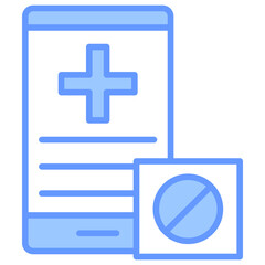 Obraz premium Online Pharmacy Icon