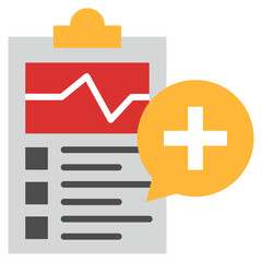 Obraz premium Medical Record Icon