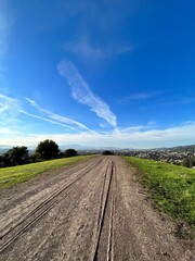 Fototapeta premium Hilltop Dirt Path