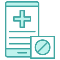 Obraz premium Online Pharmacy Icon