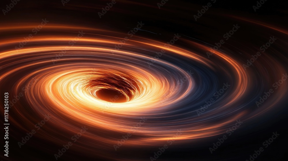 Aufkleber A visually captivating superfluid vortex, spiraling in a dark cosmic field, showing the smooth, frictionless movement of particles and the wonders of physics
