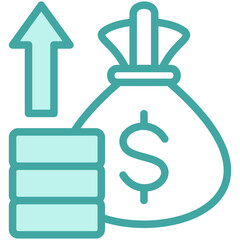 Obraz premium Inflation Icon