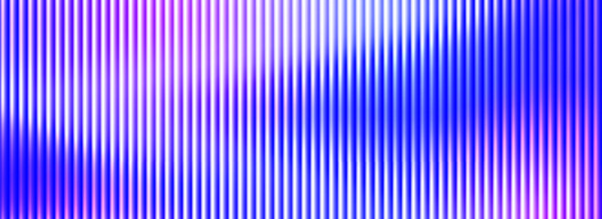 Iridescent ribbed glass background. Purple blue frosted reeded wallpaper. Colored corrugated glass texture for door, window, rooftop. Wavy striped blurry surface overlay. Vector backdrop