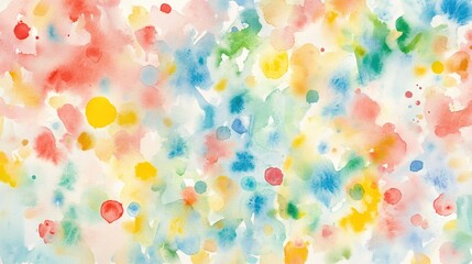 Abstract watercolor splash of vibrant colors.