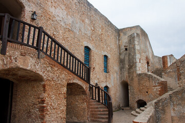 Castillo del Morro or San Pedro de la Roca fortress XVII century fortress at the entrance of Santiago de Cuba bay.