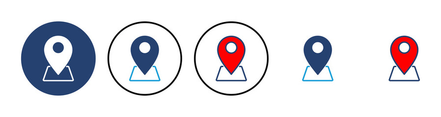Pin icon vector. Location icon vector. destination icon. map pin