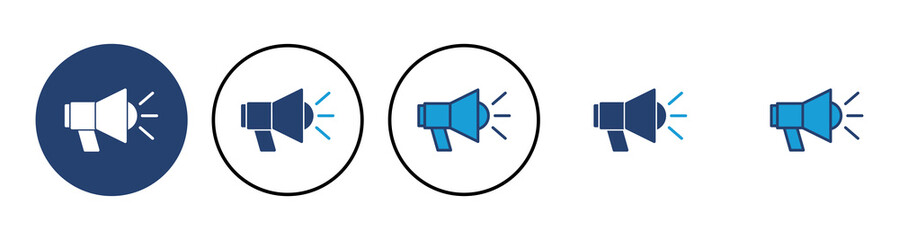 Megaphone icon vector. Loudspeaker icon vector.