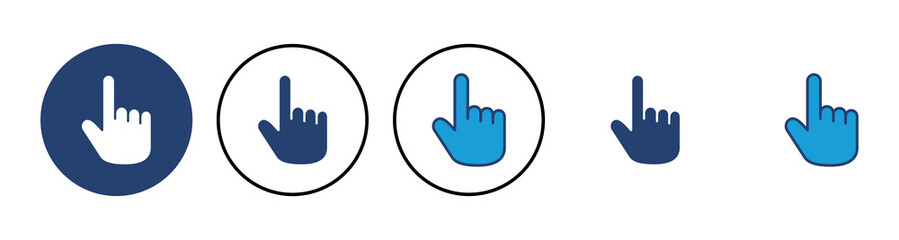 Fototapeta premium Hand icon vector. hand vector icon, palm