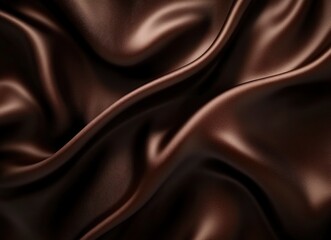 Obraz premium Dark brown background with a soft gradient and texture, dark chocolate color for design use, simple, elegant, grainy, detailed, vintage, subtle, pattern, canvas fabric, ultra-realistic, hyper-realisti