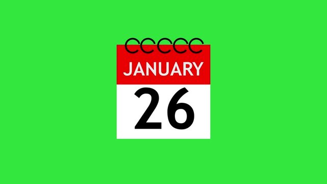 january month calender. calender simple icon animation date change time month. Boost your productivity and impress clients with this sophisticated calendar animation. Date counting calendar.