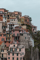 Colourful Houses in Manarola, Italy