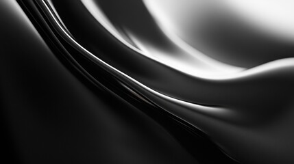Abstract Black Liquid Swirl Background, Modern Design