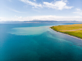 Summer at Sailimu Lake in Xinjiang, China