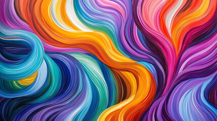 Obraz premium Colorful Abstract Swirls