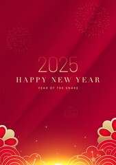 Spring Festival poster Design 2025 Happy New Year