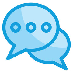 Chat Bubble Icon Element For Design