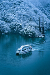 庄川峡遊覧船  富山県砺波市
