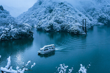 庄川峡遊覧船  富山県砺波市