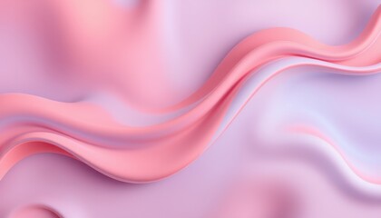 Abstract Pink and White Wave Abstract Background