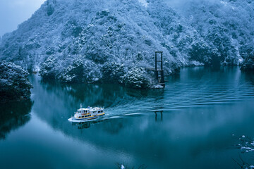 庄川峡遊覧船  富山県砺波市
